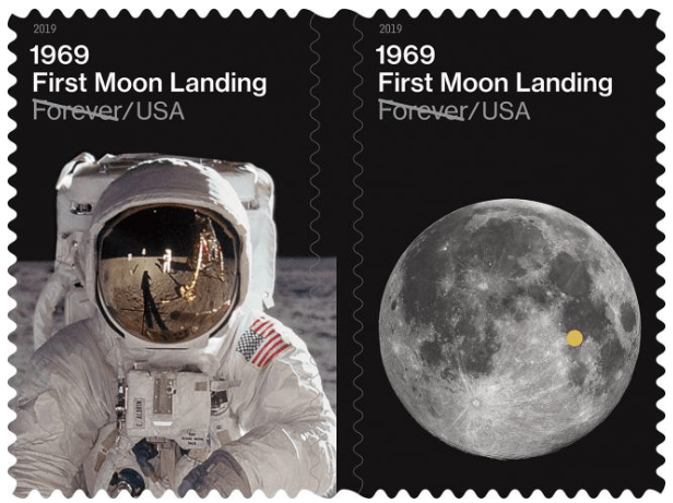 Moon Landing Forever Stamps