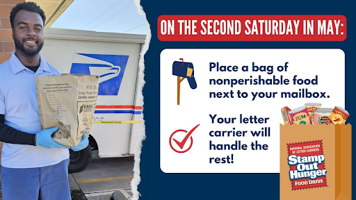 Stamp Out Hunger with the USPS Annual Food Drive